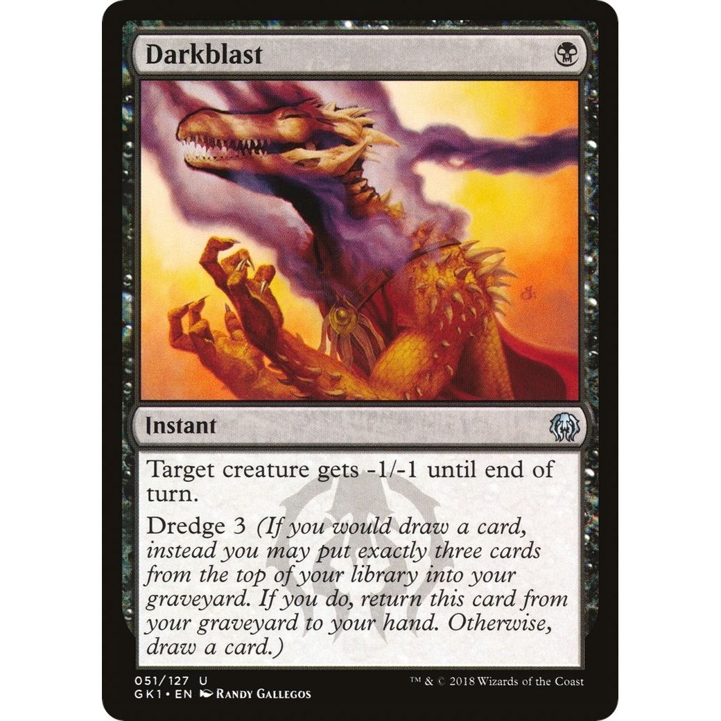 Image for Darkblast (51) (GR1) - Magic: The Gathering