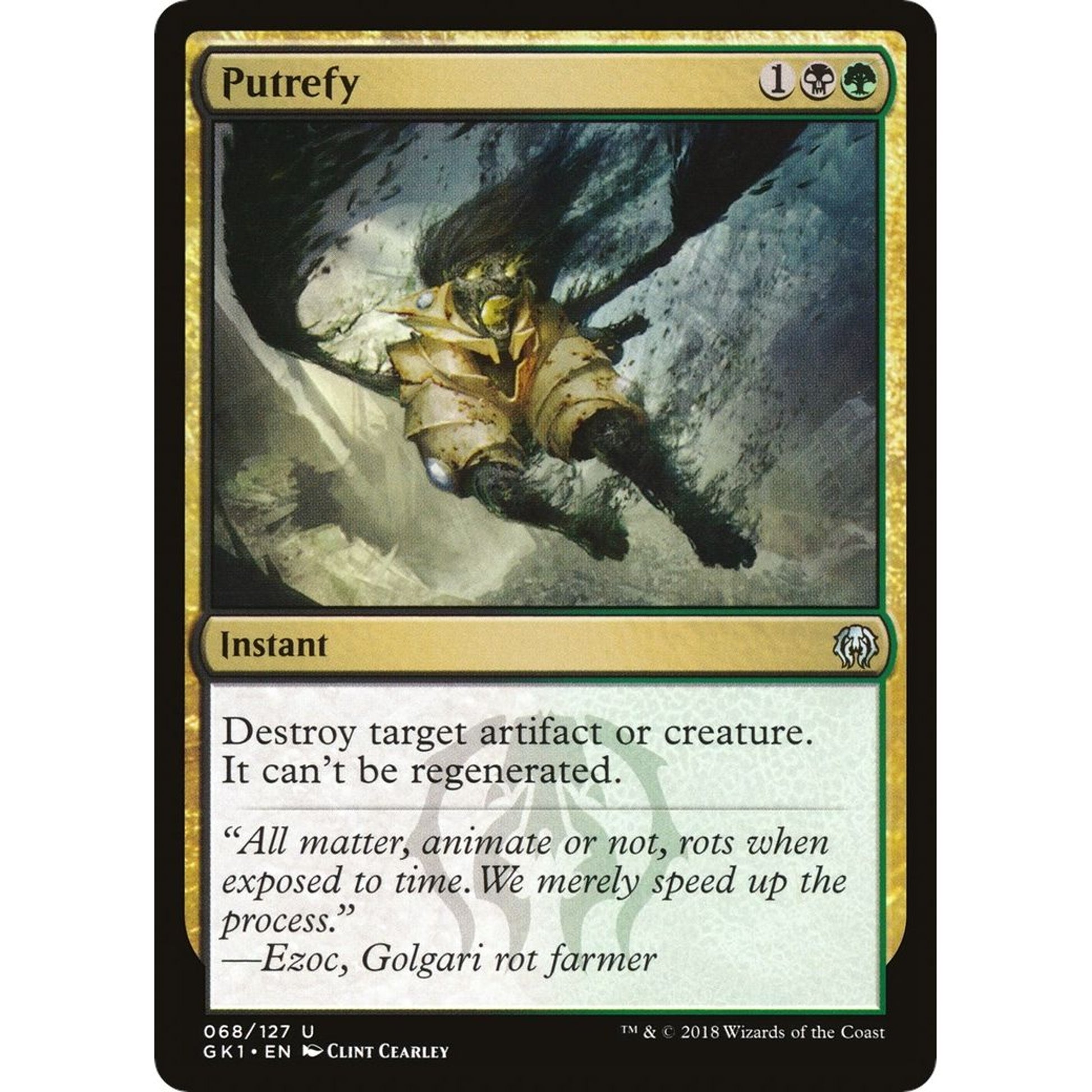 Image for Putrefy (68) (GR1) - Magic: The Gathering