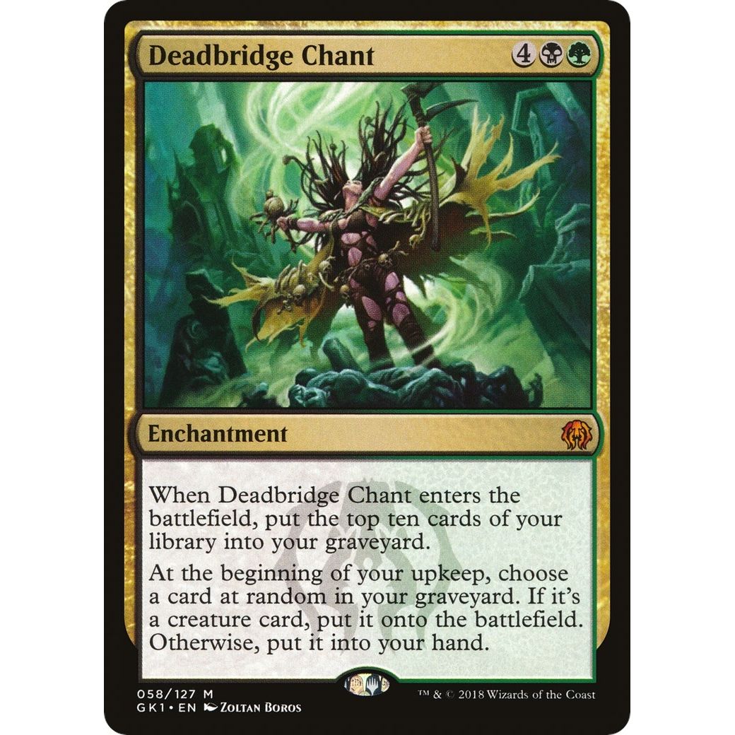 Image for Deadbridge Chant (58) (GR1) - Magic: The Gathering