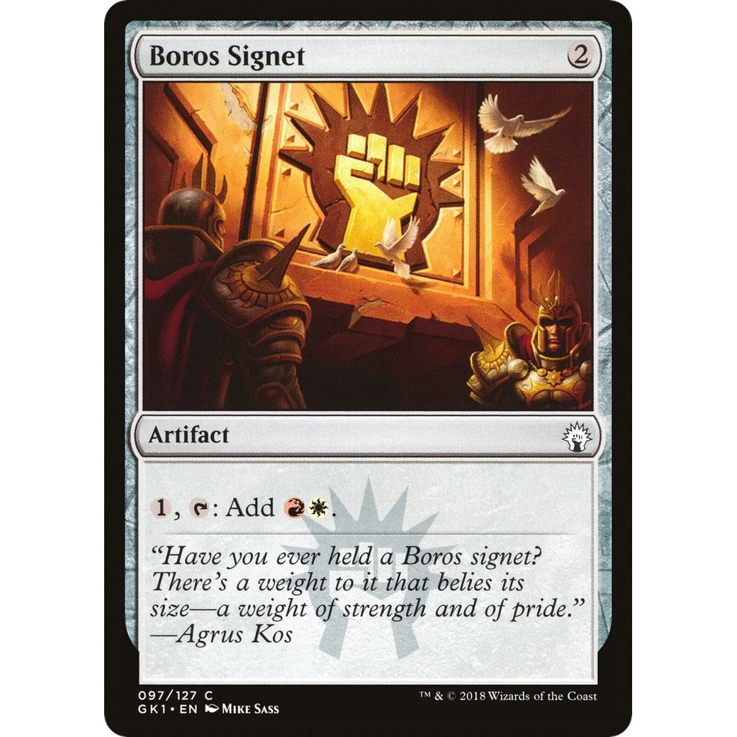 Image for Boros Signet (97) (GR1) - Magic: The Gathering