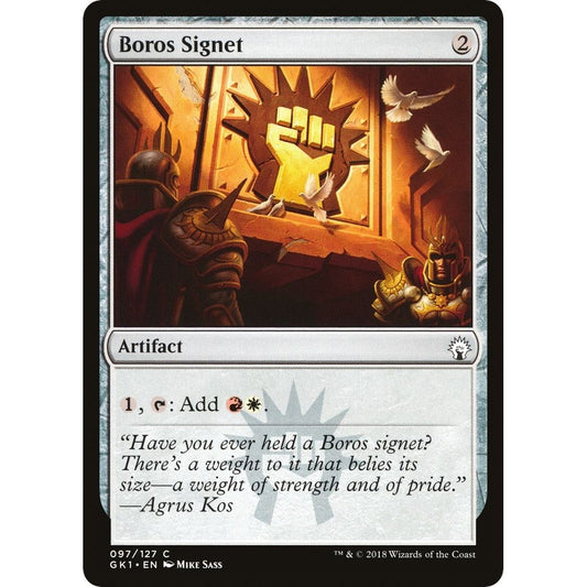 Image for Boros Signet (97) (GR1) - Magic: The Gathering