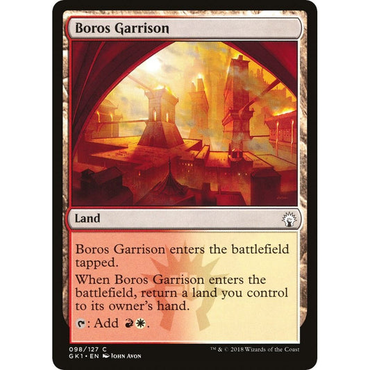 Image for Boros Garrison (98) (GR1) - Magic: The Gathering