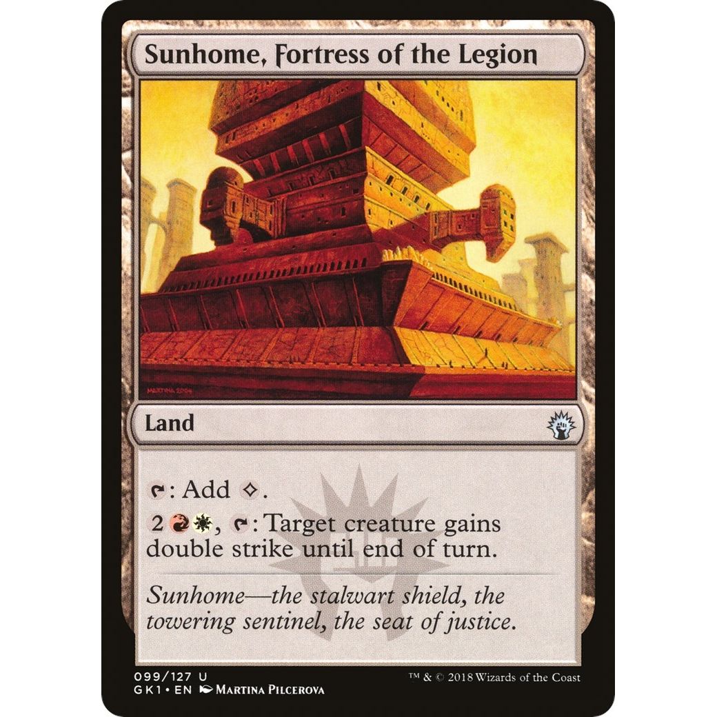 Image for Sunhome, Fortress of the Legion (99) (GR1) - Magic: The Gathering