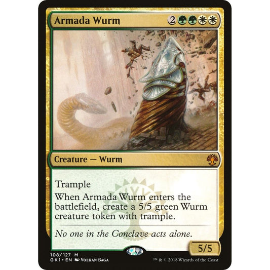 Image for Armada Wurm (108) (GR1) - Magic: The Gathering