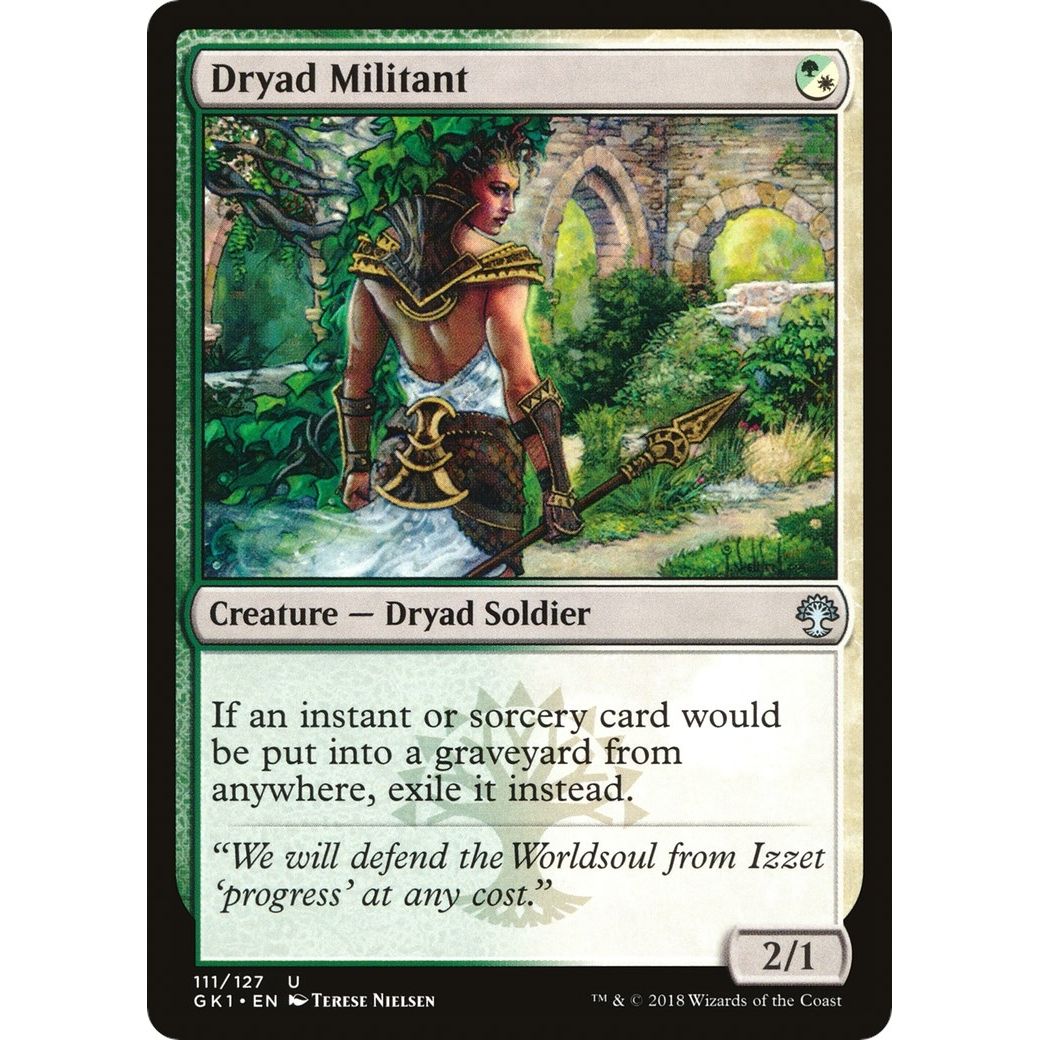 Image for Dryad Militant (111) (GR1) - Magic: The Gathering