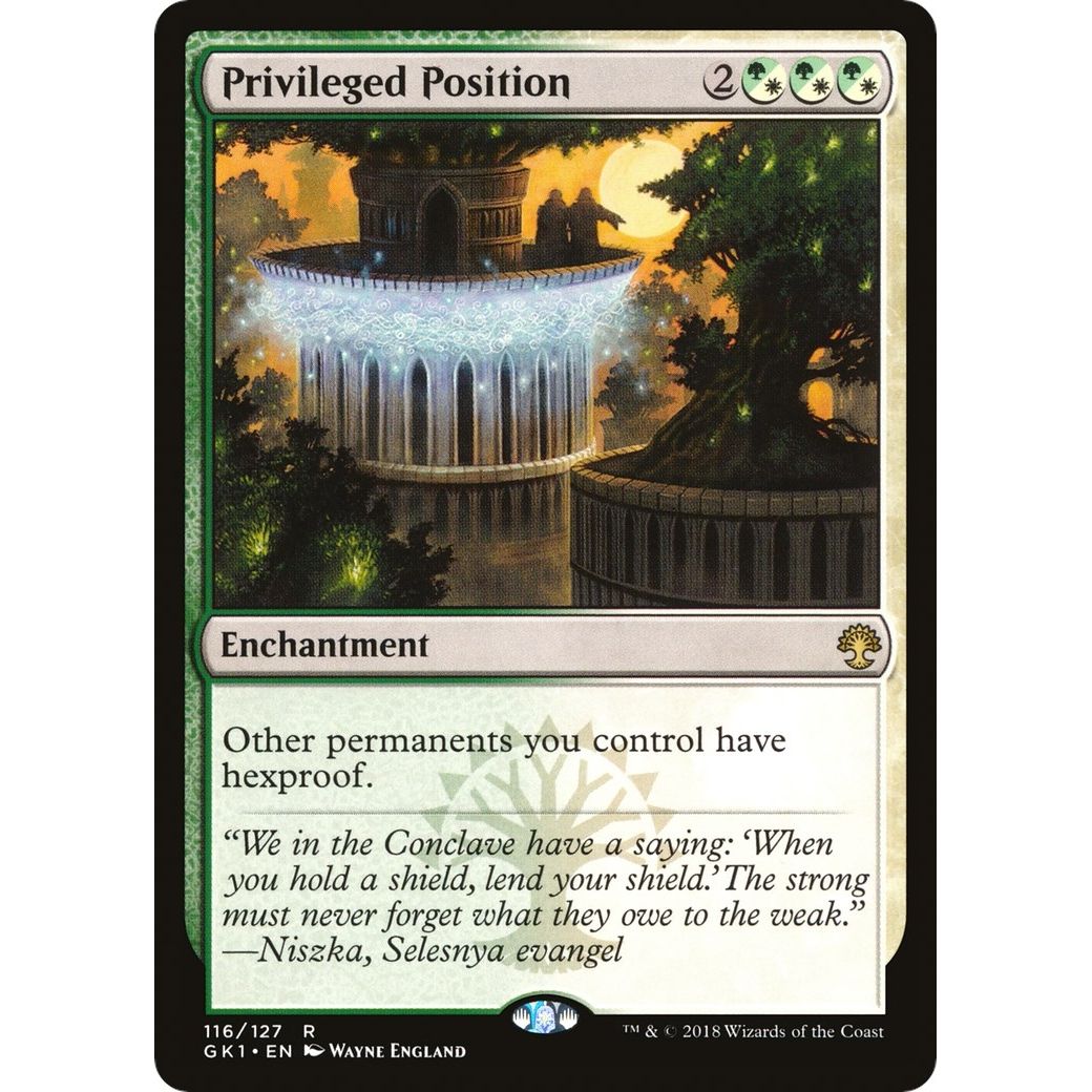 Image for Privileged Position (116) (GR1) - Magic: The Gathering