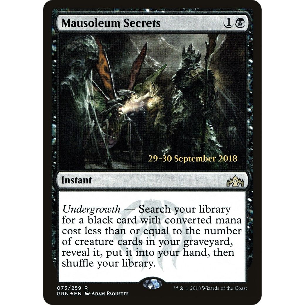 Image for Mausoleum Secrets (75) (PRE) - Magic: The Gathering