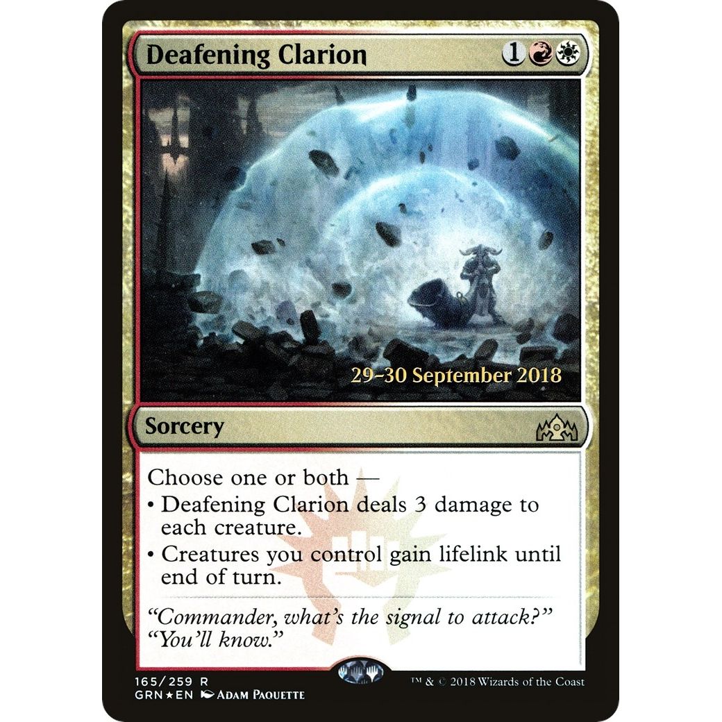 Image for Deafening Clarion (165) (PRE) - Magic: The Gathering