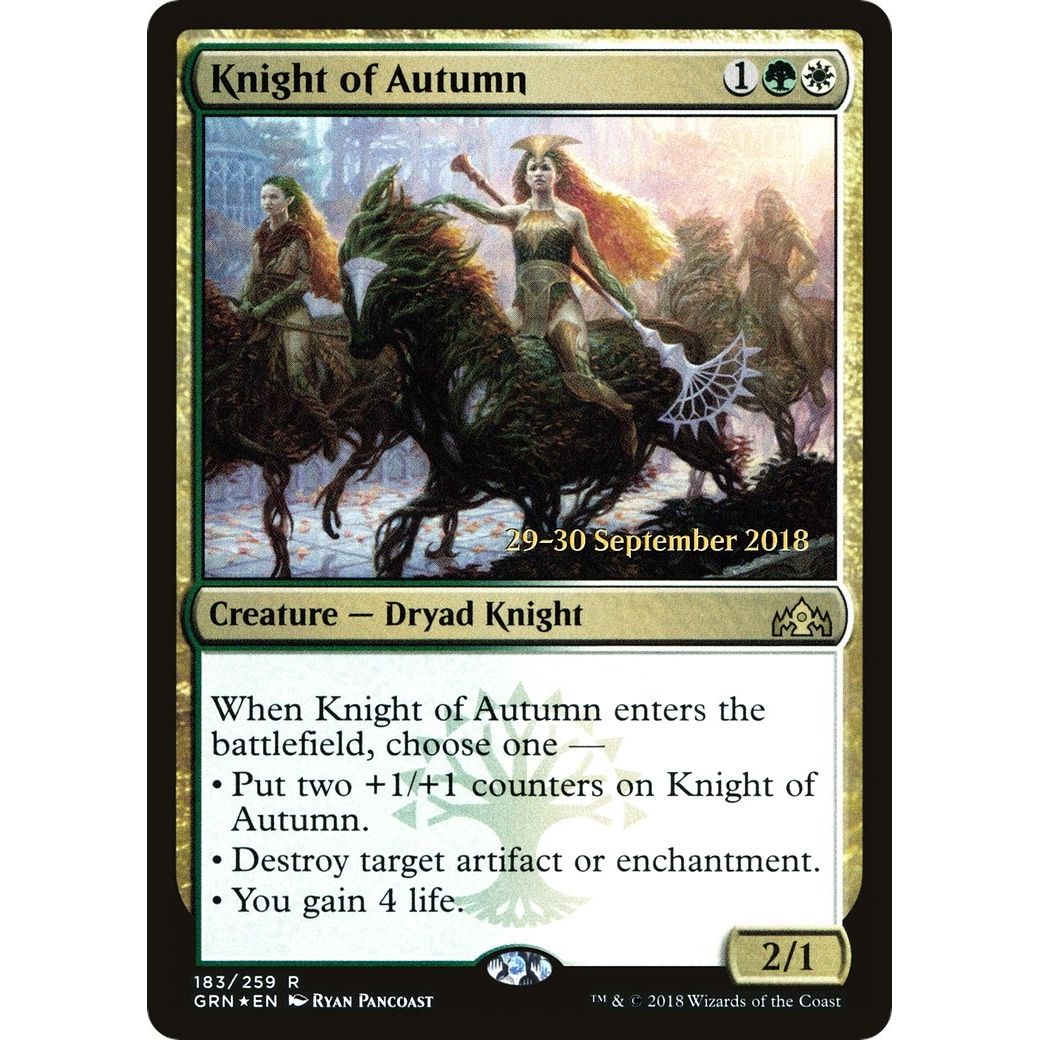 Image for Knight of Autumn (183) (PRE) - Magic: The Gathering