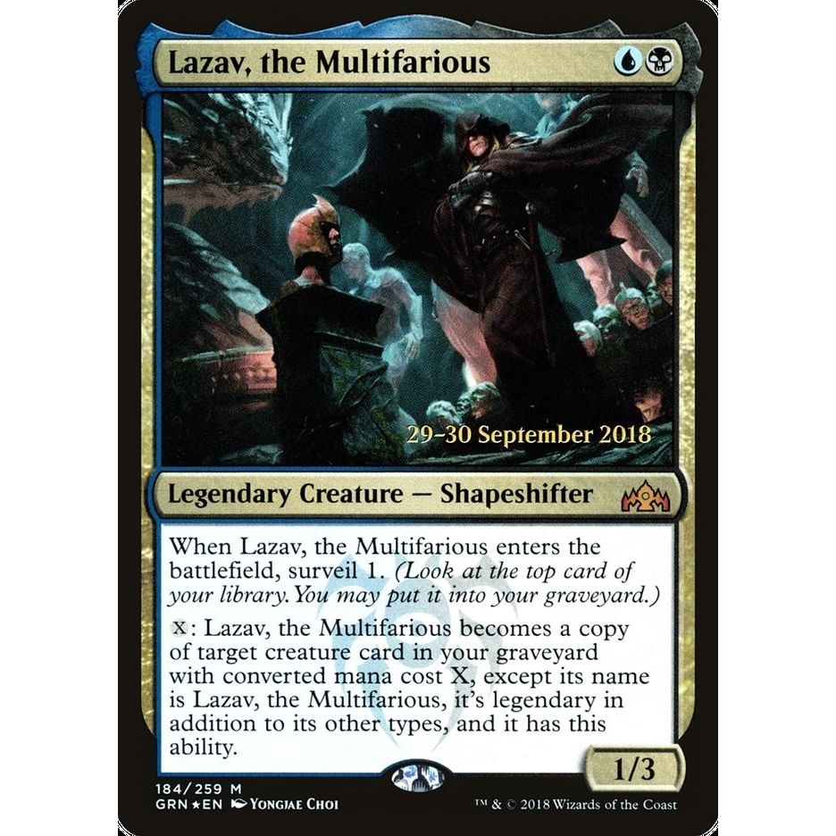 Image for Lazav, the Multifarious (184) (PRE) - Magic: The Gathering