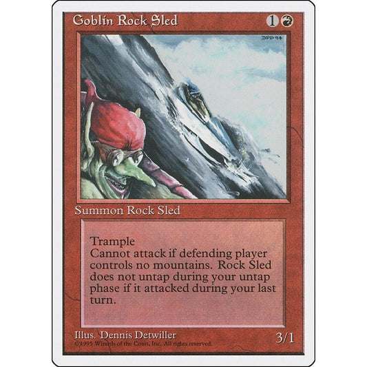 Image for Goblin Rock Sled (4ED) - Magic: The Gathering