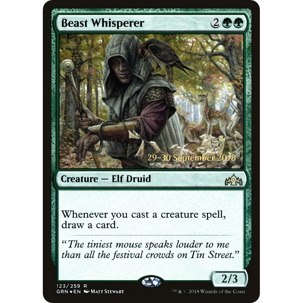 Image for Beast Whisperer (123) (PRE) - Magic: The Gathering