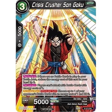 Image for Crisis Crusher Son Goku (P-074) (PR) - Dragon Ball Super: Masters