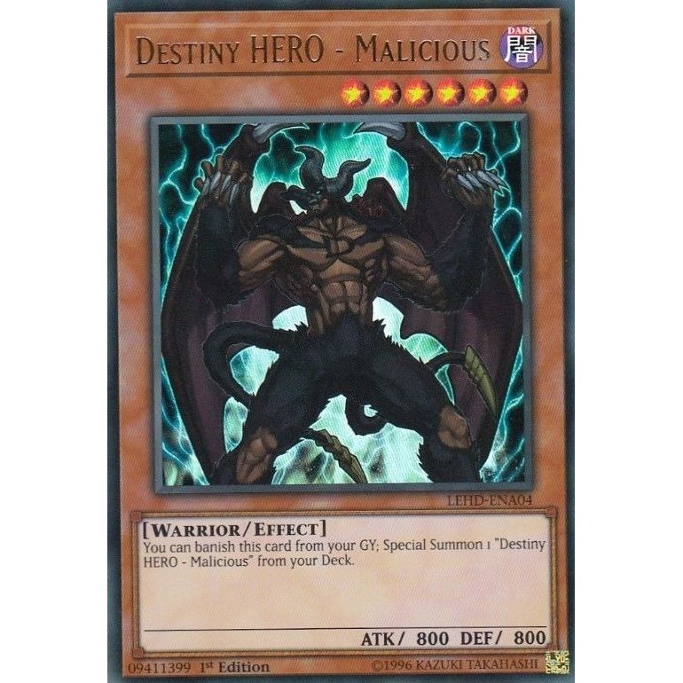 Image for Destiny HERO - Malicious (UR) (LEHD-ENA04) (LDK4) - YuGiOh