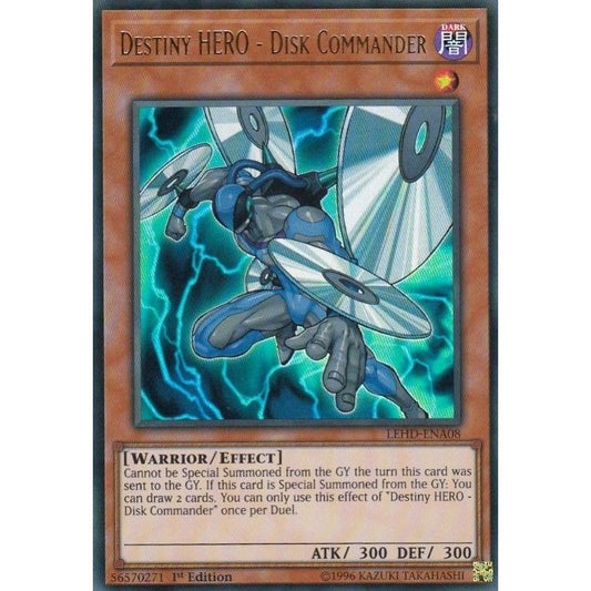 Image for Destiny HERO - Disk Commander (LEHD-ENA08) (LDK4) - YuGiOh