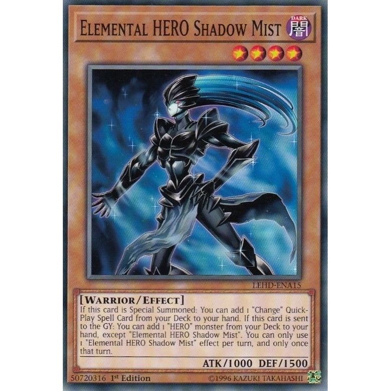 Image for Elemental HERO Shadow Mist (LEHD-ENA15) (LDK4) - YuGiOh
