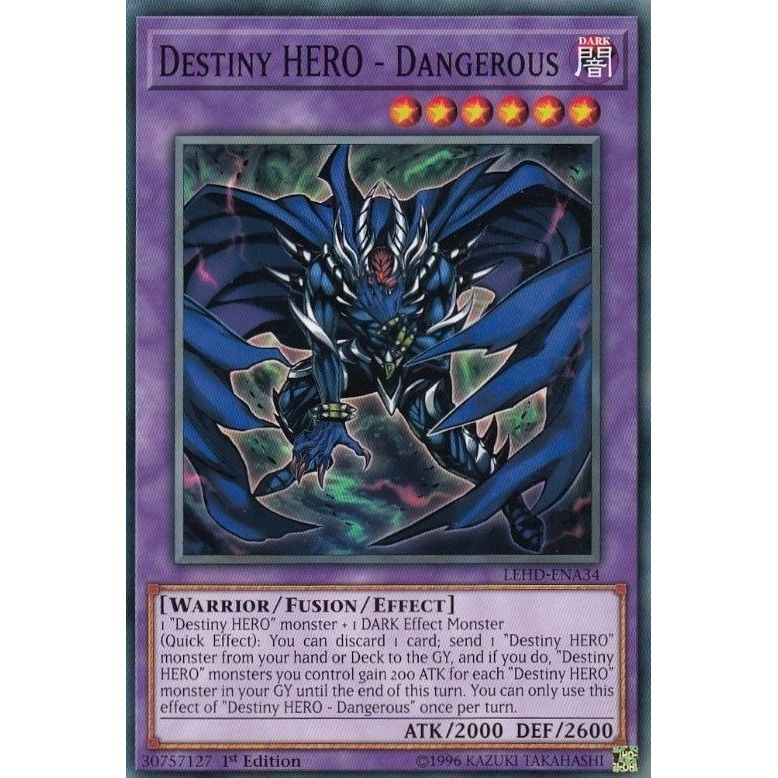 Image for Destiny HERO - Dangerous (LEHD-ENA34) (LDK4) - YuGiOh
