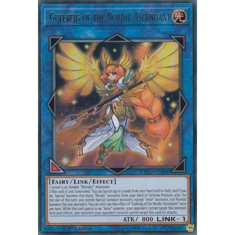 Image for Gullveig of the Nordic Ascendant (LEHD-ENB00) (LDK4) - YuGiOh