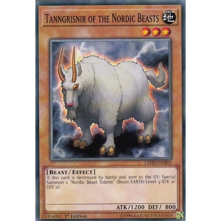 Image for Tanngrisnir of the Nordic Beasts (LEHD-ENB01) (LDK4) - YuGiOh