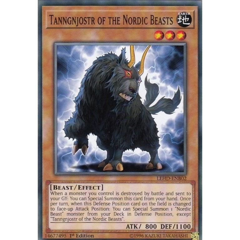 Image for Tanngnjostr of the Nordic Beasts (LEHD-ENB02) (LDK4) - YuGiOh
