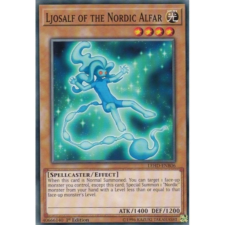Image for Ljosalf of the Nordic Alfar (LEHD-ENB06) (LDK4) - YuGiOh