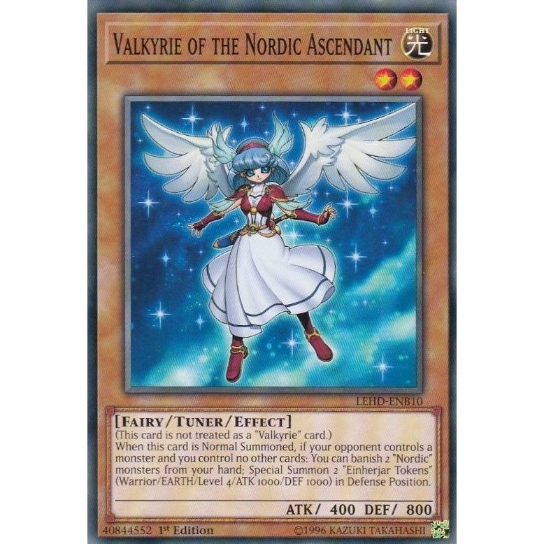 Image for Valkyrie of the Nordic Ascendant (LEHD-ENB10) (LDK4) - YuGiOh
