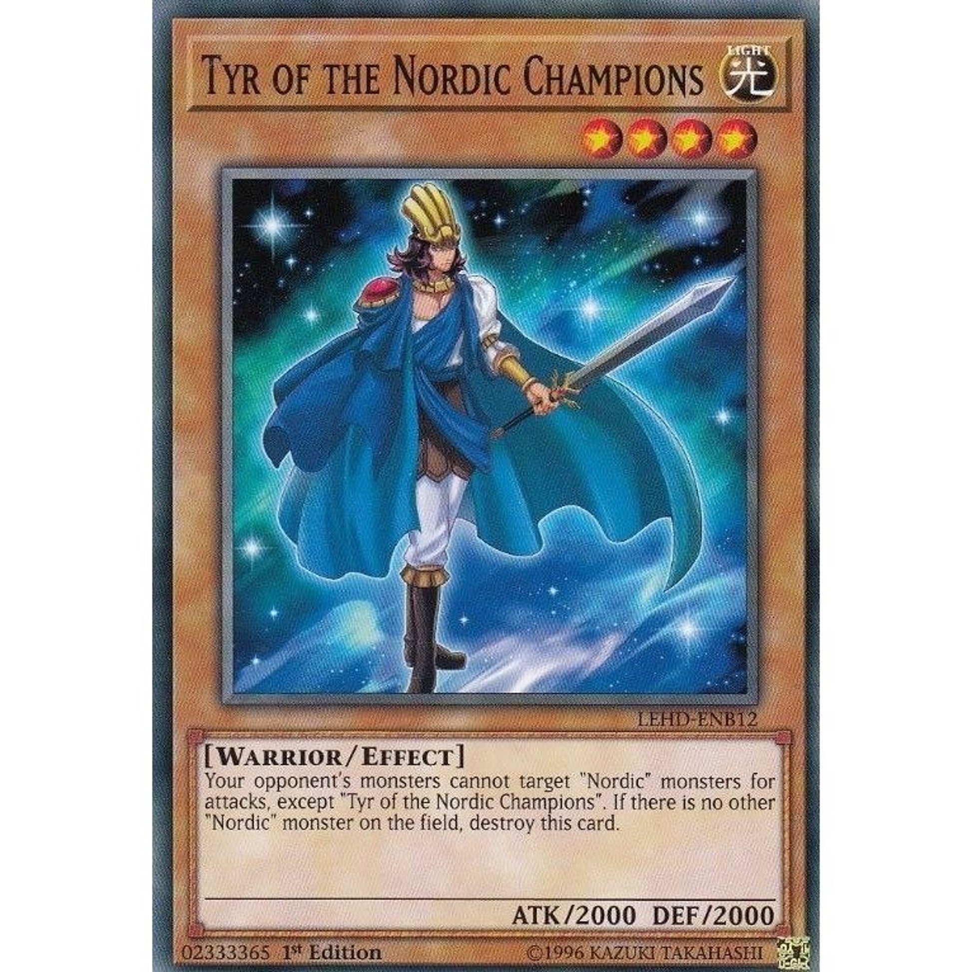 Image for Tyr of the Nordic Champions (LEHD-ENB12) (LDK4) - YuGiOh