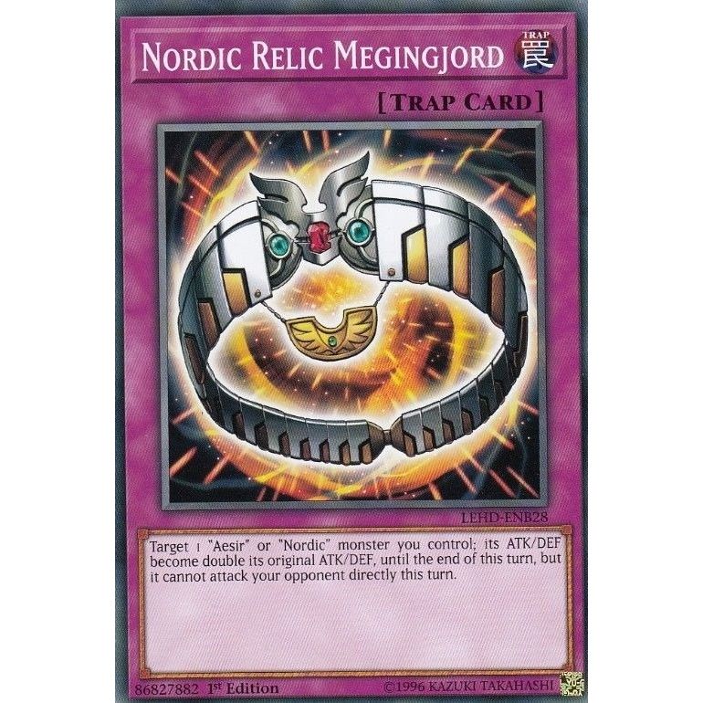 Image for Nordic Relic Megingjord (LEHD-ENB28) (LDK4) - YuGiOh