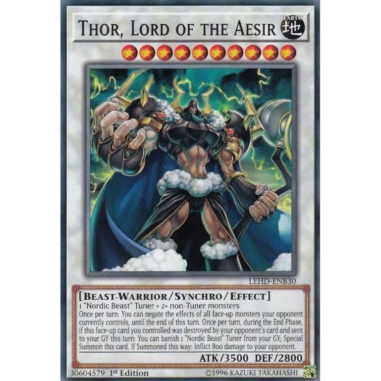 Image for Thor, Lord of the Aesir (LEHD-ENB30) (LDK4) - YuGiOh
