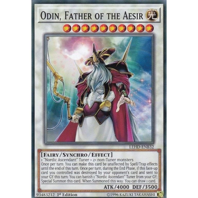 Image for Odin, Father of the Aesir (LEHD-ENB32) (LDK4) - YuGiOh
