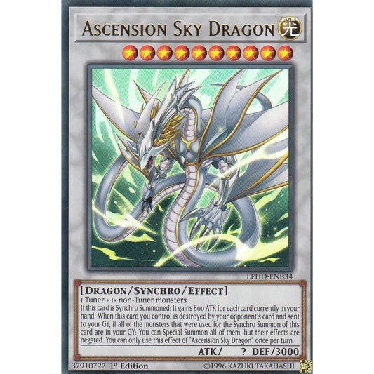 Image for Ascension Sky Dragon (LEHD-ENB34) (LDK4) - YuGiOh