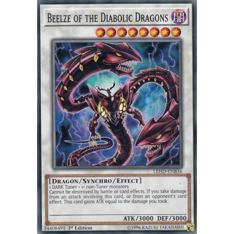 Image for Beelze of the Diabolic Dragons (LEHD-ENB36) (LDK4) - YuGiOh
