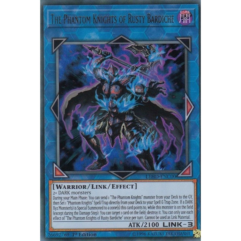 Image for The Phantom Knights of Rusty Bardiche (LEHD-ENC00) (LDK4) - YuGiOh