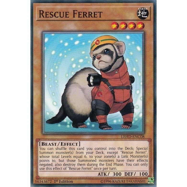 Image for Rescue Ferret (LEHD-ENC08) (LDK4) - YuGiOh
