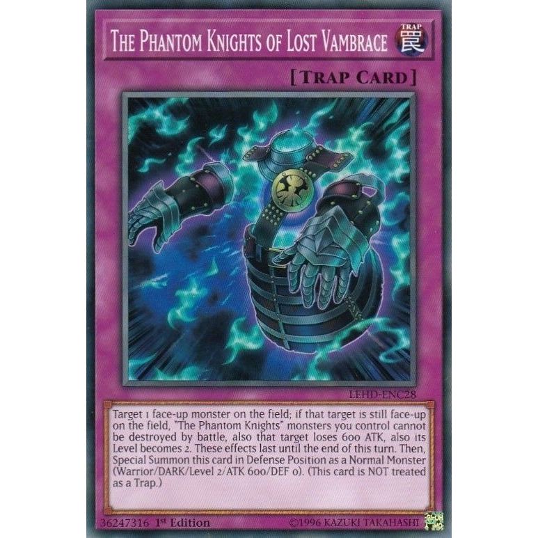 Image for The Phantom Knights of Lost Vambrace (LEHD-ENC28) (LDK4) - YuGiOh