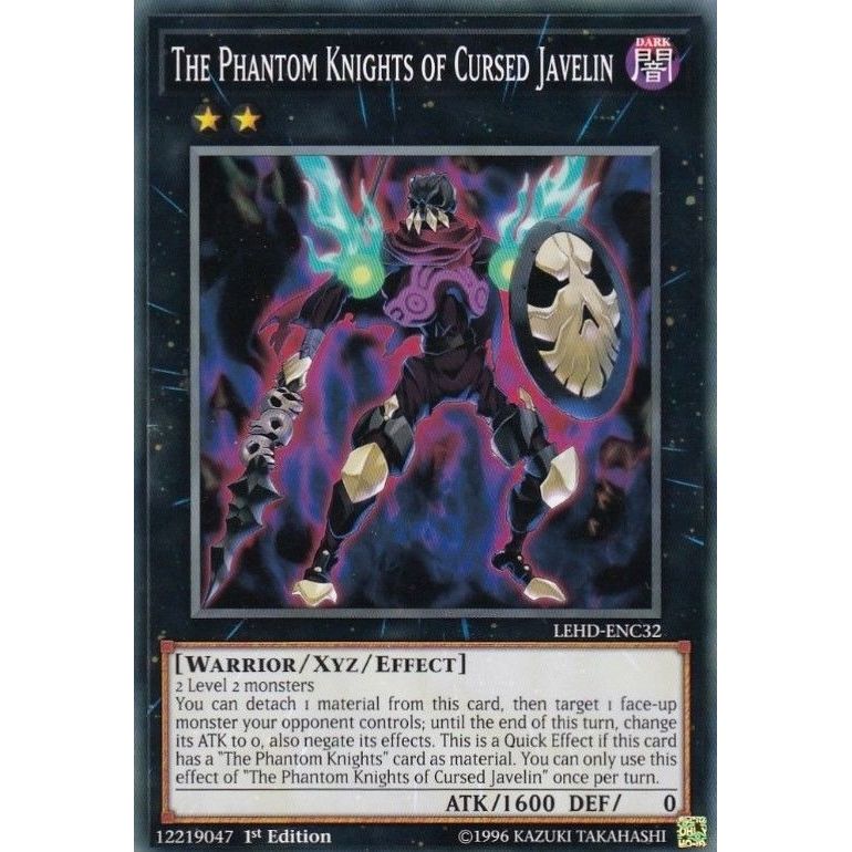 Image for The Phantom Knights of Cursed Javelin (LEHD-ENC32) (LDK4) - YuGiOh