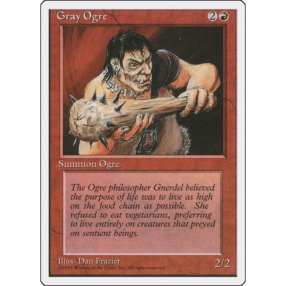 Image for Gray Ogre (4ED) - Magic: The Gathering
