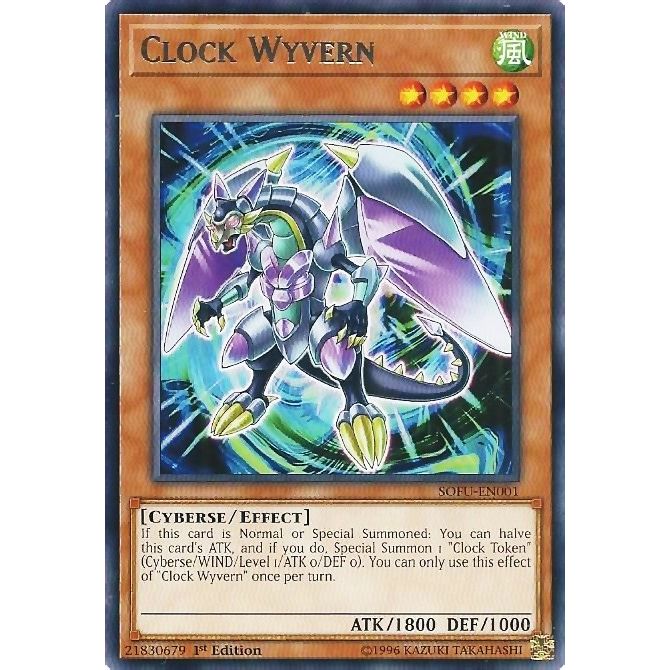 Image for Clock Wyvern (SOFU-EN001) (SOFU) - YuGiOh