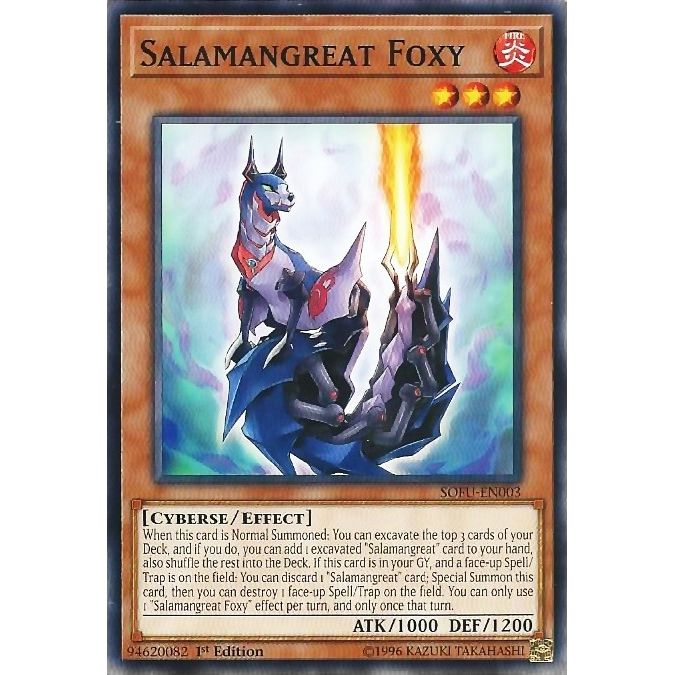 Image for Salamangreat Foxy (SOFU-EN003) (SOFU) - YuGiOh