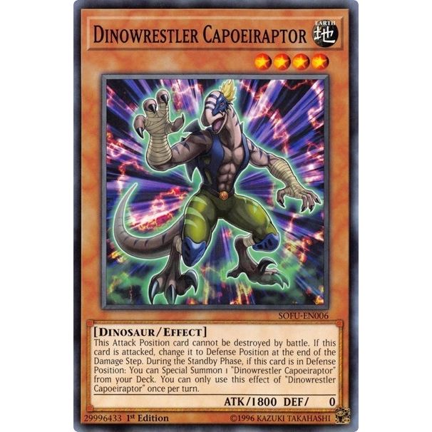 Image for Dinowrestler Capoeiraptor (SOFU-EN006) (SOFU) - YuGiOh