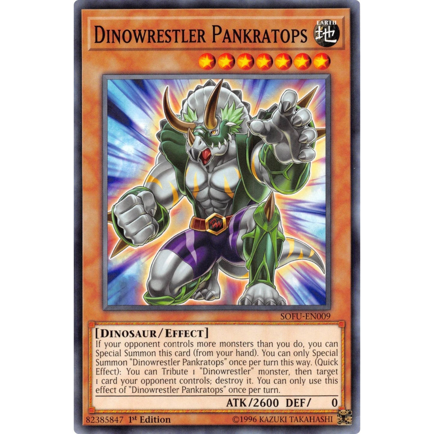 Image for Dinowrestler Pankratops (SOFU-EN009) (SOFU) - YuGiOh