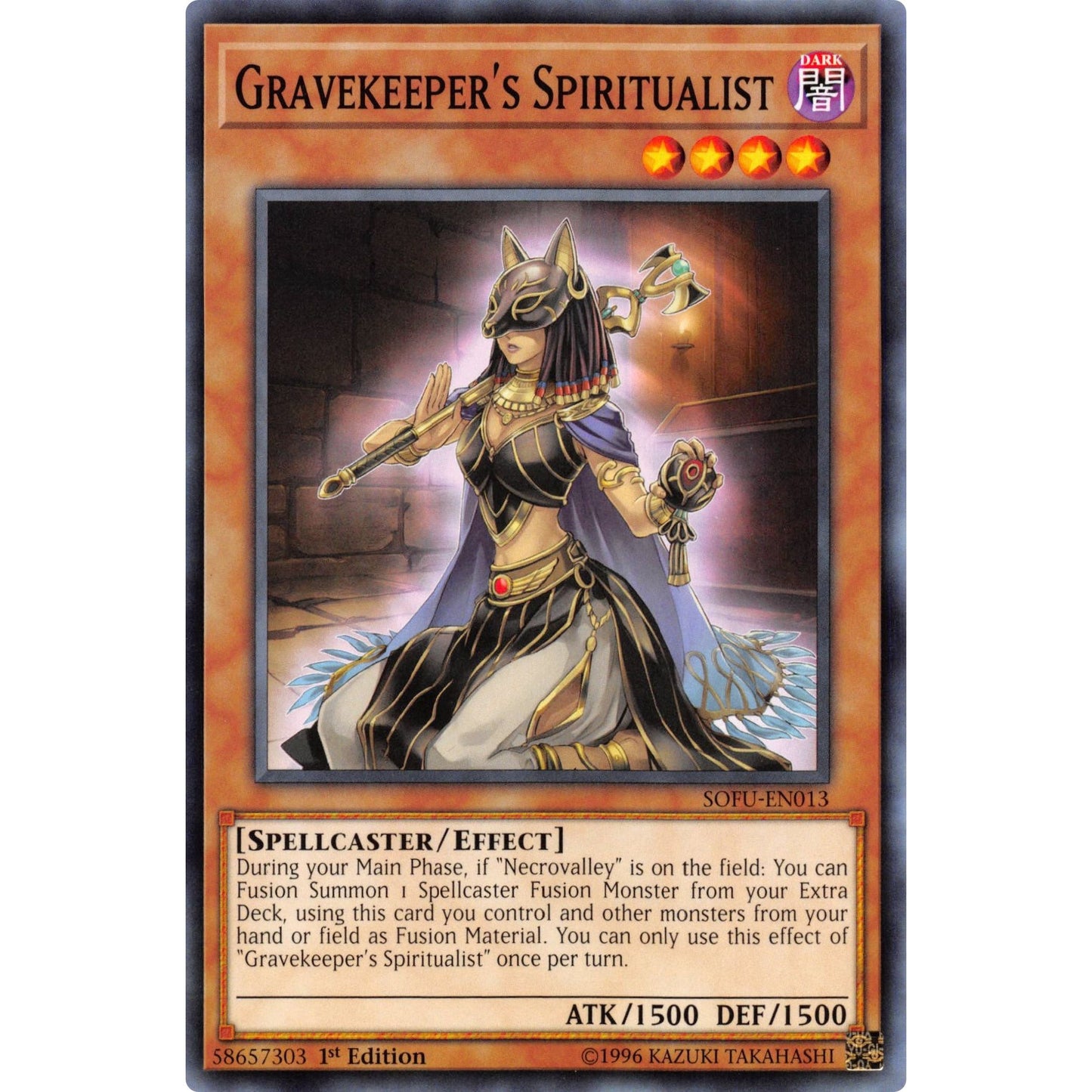 Image for Gravekeeper's Spiritualist (SOFU-EN013) (SOFU) - YuGiOh