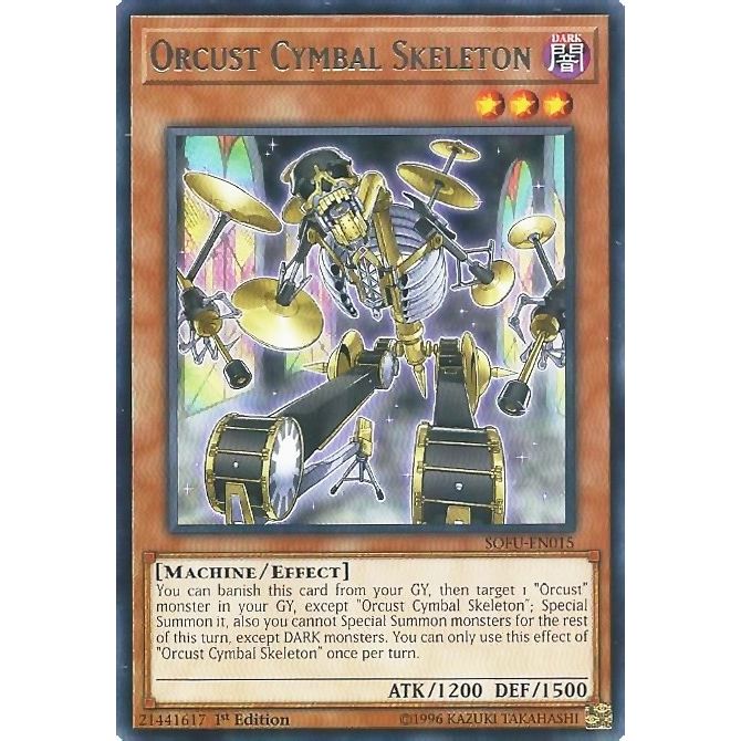 Image for Orcust Cymbal Skeleton (SOFU-EN015) (SOFU) - YuGiOh
