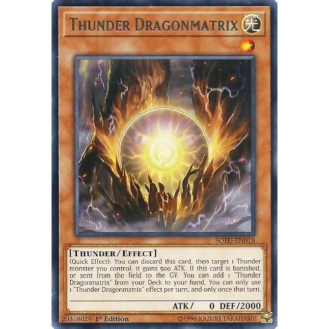 Image for Thunder Dragonmatrix (SOFU-EN018) (SOFU) - YuGiOh
