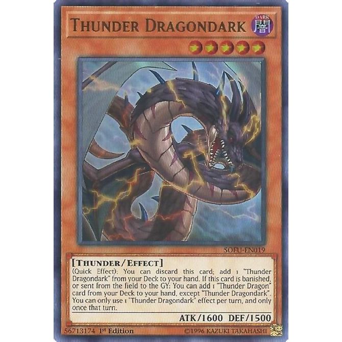 Image for Thunder Dragondark (SOFU-EN019) (SOFU) - YuGiOh