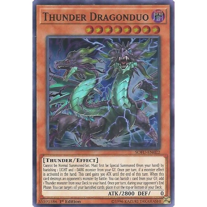 Image for Thunder Dragonduo (SOFU-EN022) (SOFU) - YuGiOh