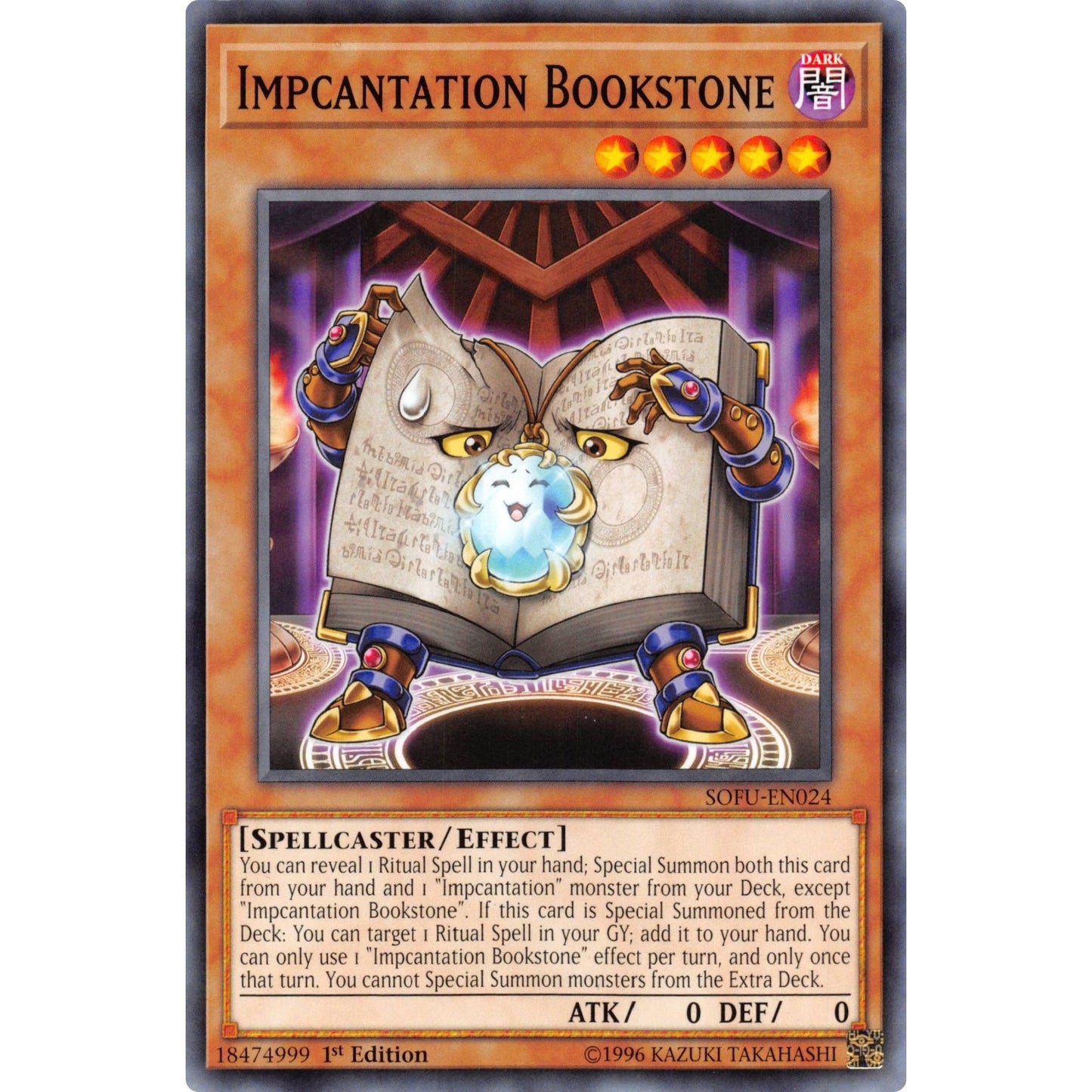 Image for Impcantation Bookstone (SOFU-EN024) (SOFU) - YuGiOh