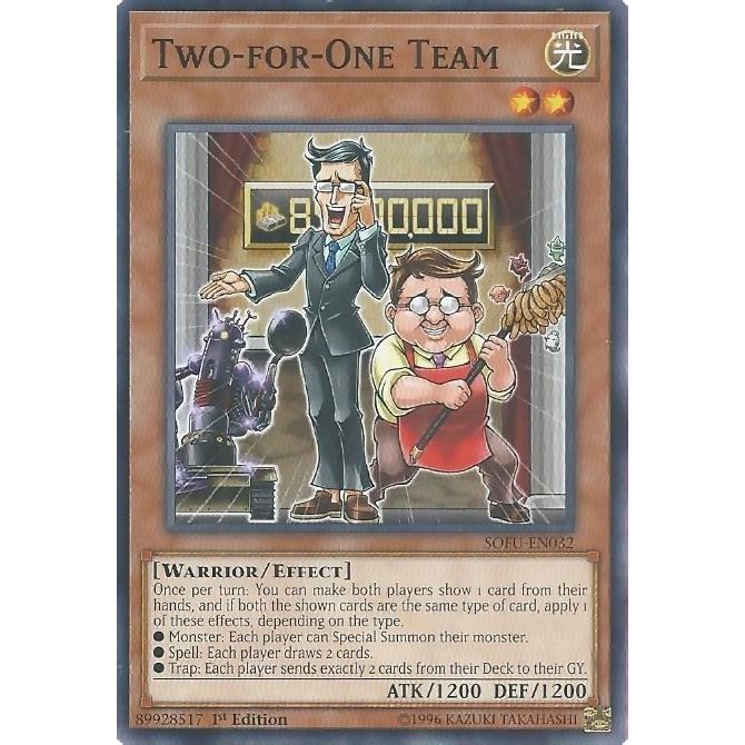 Image for Two-for-One Team (SOFU-EN032) (SOFU) - YuGiOh