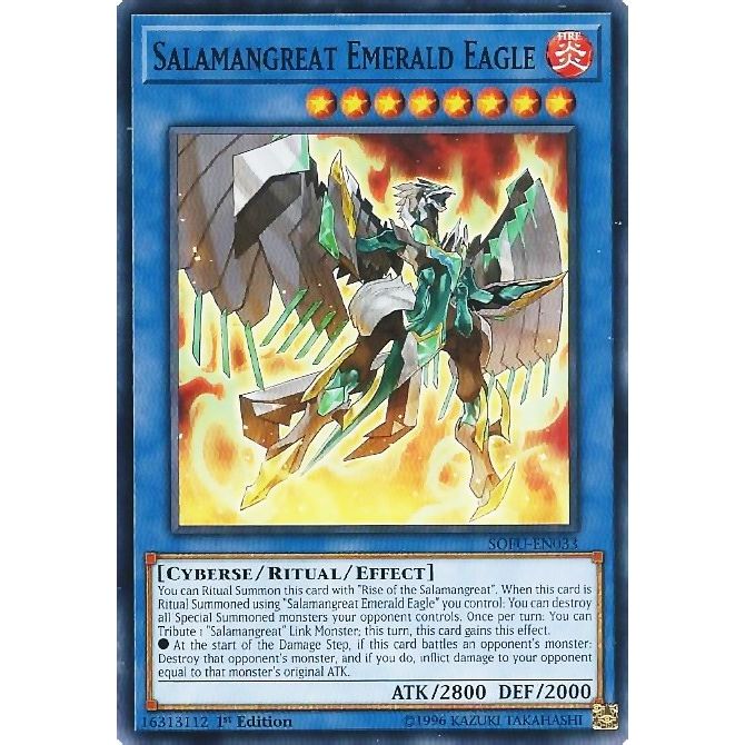 Image for Salamangreat Emerald Eagle (SOFU-EN033) (SOFU) - YuGiOh