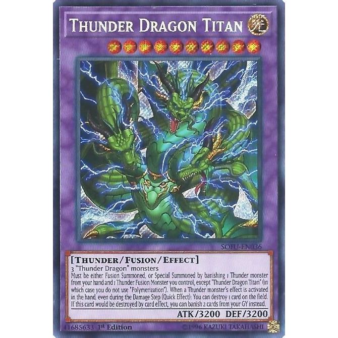 Image for Thunder Dragon Titan (SOFU-EN036) (SOFU) - YuGiOh